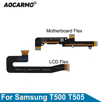 Aocarmo Samsung Galaxy Tab Için A7 10.4 T500 T505 Ana Kurulu Anakart LCD Bağlantı Flex Kablo Yedek parça
