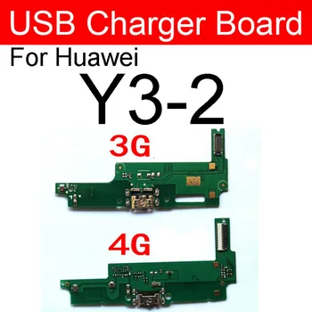 USB Şarj Kurulu İçin Huawei Y3-2 3G 4G USB şarj Portu Kurulu Onarım Yedek Parçalar