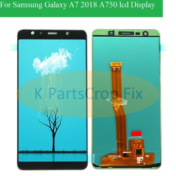 Samsung Galaxy A7 2018 lcd ekran SM-A750F A750F A750 LCD ekran dokunmatik ekran sayısallaştırıcı yedek parçaları A750 LCD