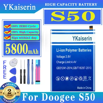 YKaiserin Pil s 50 5800mAh Doogee S50 pil Piller