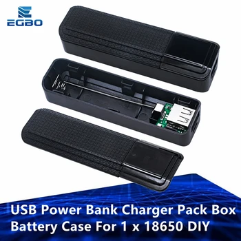 Yeni Taşınabilir Mobil USB Güç Bankası Şarj Paketi Kutusu Pil Kutusu İçin 1x18650 DIY