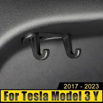 ABS Araba Arka Bagaj Kanca Depolama Tutucu Bagaj Çantası Şemsiye askılı kancalar Tesla Modeli 3 Y 2017 2018 2019 2020 2021 2022 2023