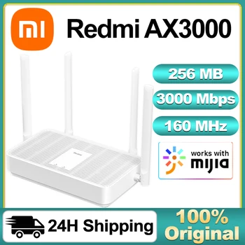 Orijinal Xiaomi Redmi Ax3000 Wi-Fi Yönlendirici Sinyal Güçlendirici Tekrarlayıcı Uzatın Gigabit Amplifikatör Wifi 6 Nord Vpn Örgü 5GHz WİFİ yönlendirici