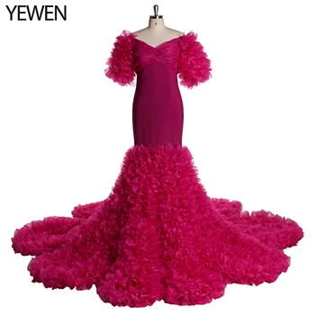 2021 Yeni Tasarım Kısa Kollu Annelik Photoshoot Balo Elbise Yewen Hamile cüppeli elbiseler Kadın Parti Gece
