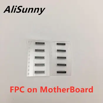 AliSunny 10 adet Dokunmatik Ekran Uçak TP LCD FPC Konektörü iphone 6 6S 7 8 artı 5S Sayısallaştırıcı Mantık Kurulu üzerinde Montherbord