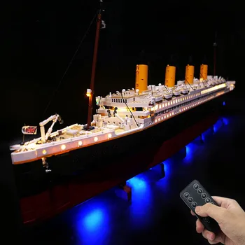 Led ışık İçin Yaktı 10294 Titanic Gemi Yapı Taşları (Model Tuğla)