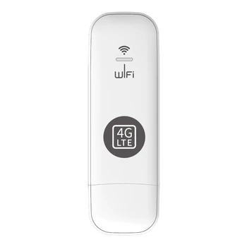 1 Adet 4G Wifi USB Dongle mobil USB 150Mbps Modem sopa ev ofis İçin, beyaz
