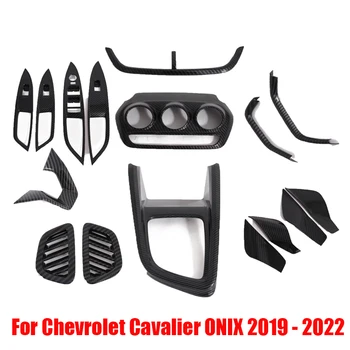 Chevrolet Cavalier ONİX 2019-2022 için iç direksiyon / pencere kaldırma anahtarı / Vites Kutusu / AC Havalandırma kapı kase kapağı