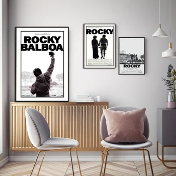 Klasik İskandinav Rocky Film Modern Sanat Ev Dekor resim tuvali Boyama Posteri Yatak Odası Oturma Odası Duvar Dekoratif Tablolar