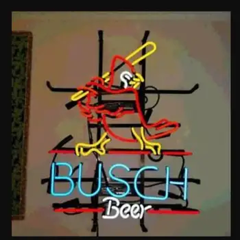 Özel Busch bira bardağı Neon İşık Burcu Beer Bar