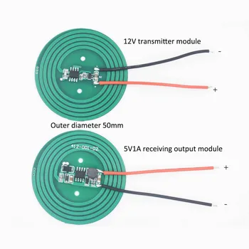 5V1A Uzun Mesafe Yüksek Akım PCB Kablosuz Güç Kaynağı Kablosuz Şarj Modülü