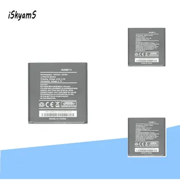 ıSkyamS 3x1300 mAh Yüksek Kalite Yedek Li-polimer Pil için Wiko sunset 2 Batterie Batterij Bateria