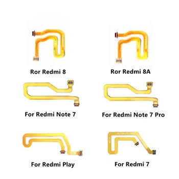 Parmak izi Sensörü Tarayıcı Flex Kablo Xiaomi Mi Oyun Redmi 7 8 8A Not 7 Pro Dokunmatik KİMLİK Bağlantı Anakart Ana Düğme Şerit