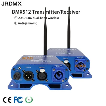 Sahne ekipmanları DMX512 2.4 GHz / 5.8 GHz RDM sinyal kablosuz alıcı verici kablosuz verici