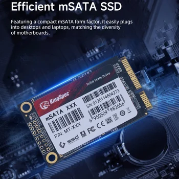 KingSpec mSATA SSD 1 TB 2 TB 512 GB katı hal diski SATA III 64 gb 128 gb 256 gb Ssd sabit disk Laptop Notebook için Mini SSD Sürücü