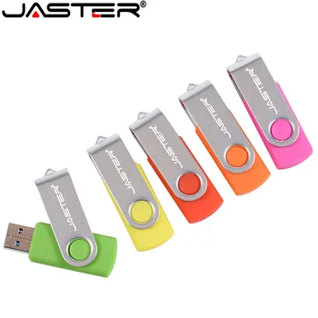 JASTER USB flash USB sürücü 2.0 S303 Döner tasarım Pendrives 128GB 64GB 32GB 16GB 8GB 4GB yüksek kaliteli taşınabilir kalem sürücü