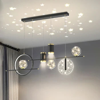 Iskandinav ev dekor Avizeler yemek odası için parlaklık kolye ışıkları asılı lambalar tavan lambası fikstürü iç mekan aydınlatması