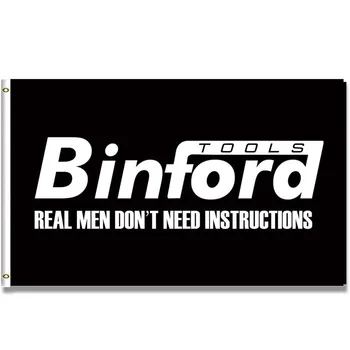 3x5ft Binford Araçları Bayrağı Gerçek Erkekler Talimat Afişine Dikkat Etmeyin