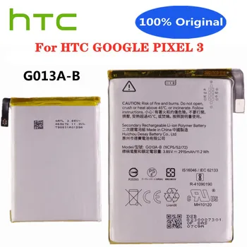 Yeni 100 % Orijinal G013A-B 2915mAh HTC için pil GOOGLE PİKSEL 3 PİXEL3 G013B G013A cep telefonu Yüksek Kaliteli Pil Piller
